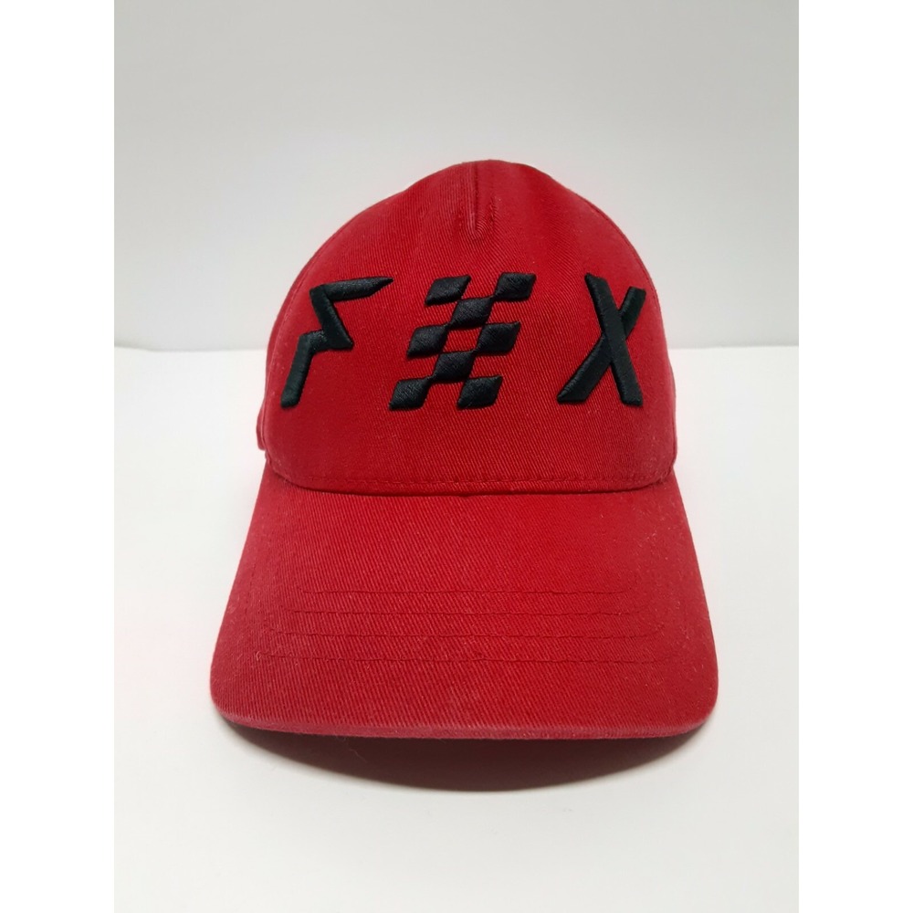 Fox Racing Youth OSFM FLEXFIT RED Baseball Cap Hat‎ Motocross